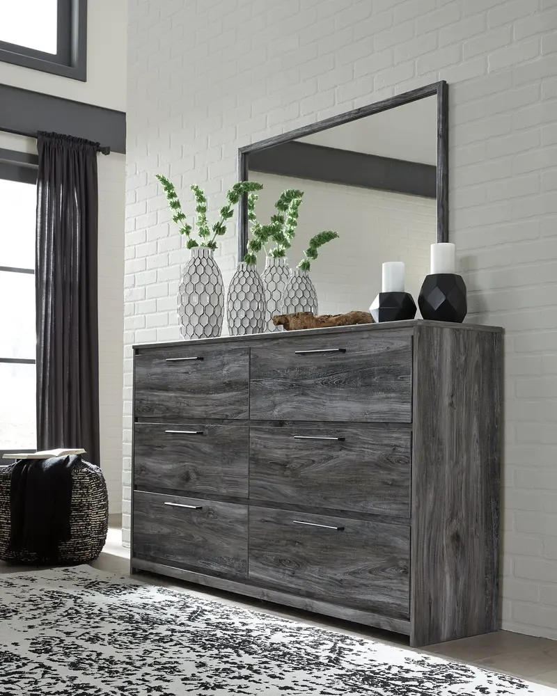 Baystorm Dresser with Matching Wall Mirror – Bedroom Storage Set