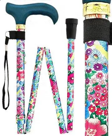 Beautiful Bouquet Folding Adjustable Cane – Original Design