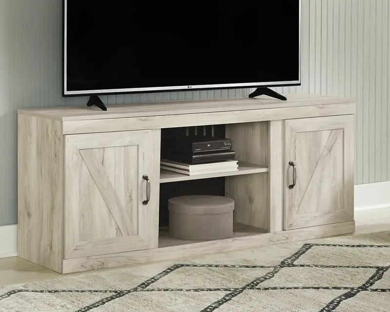 Bellaby 60-Inch TV Stand with Open Shelving