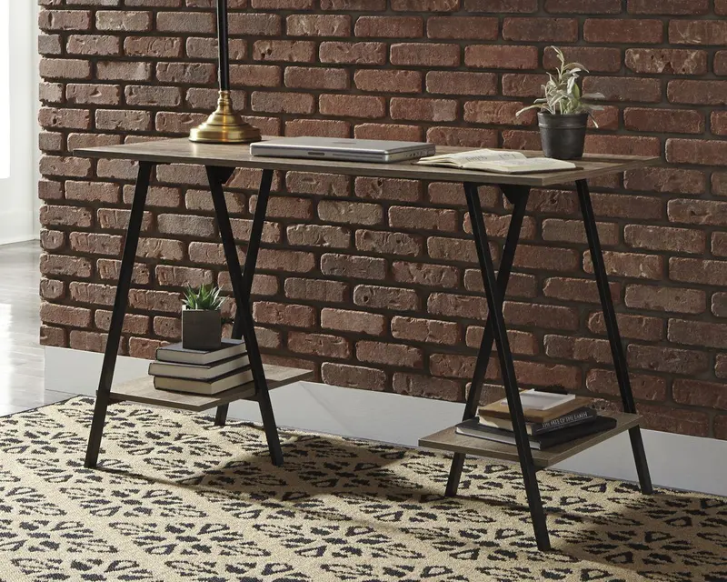 Bertmond 47-Inch Compact Home Office Desk – Space-Saving Workstation