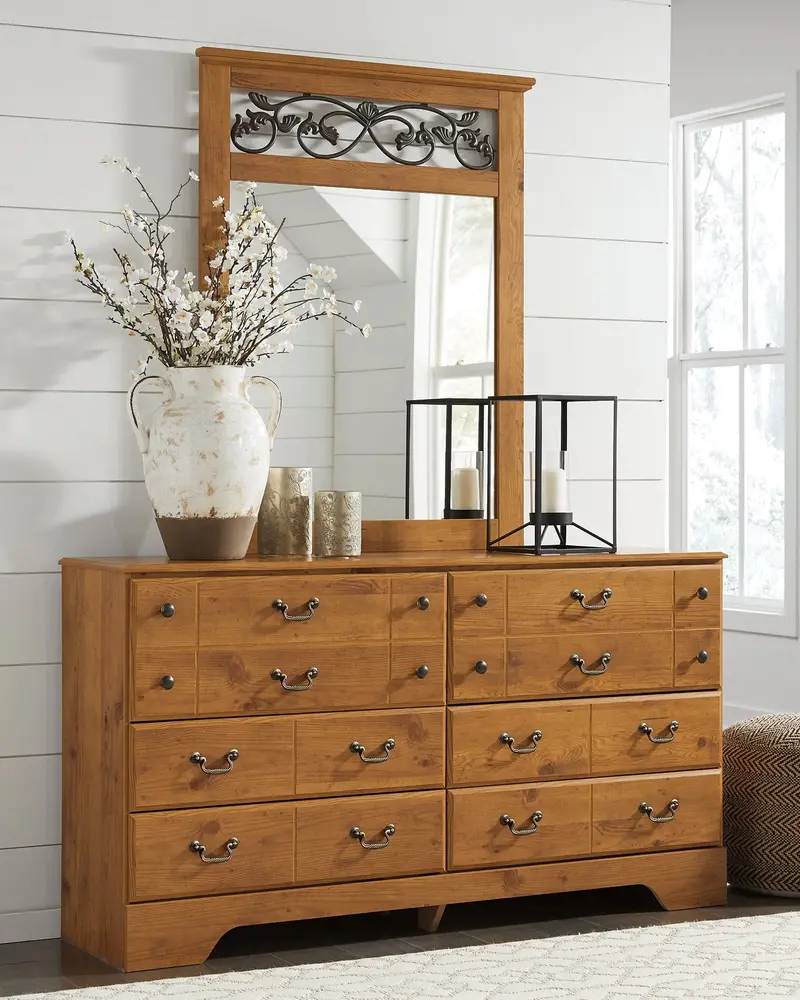Bittersweet Dresser with Matching Wall Mirror