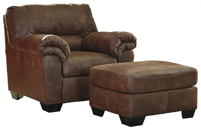 Bladen Armchair and Matching Ottoman Set