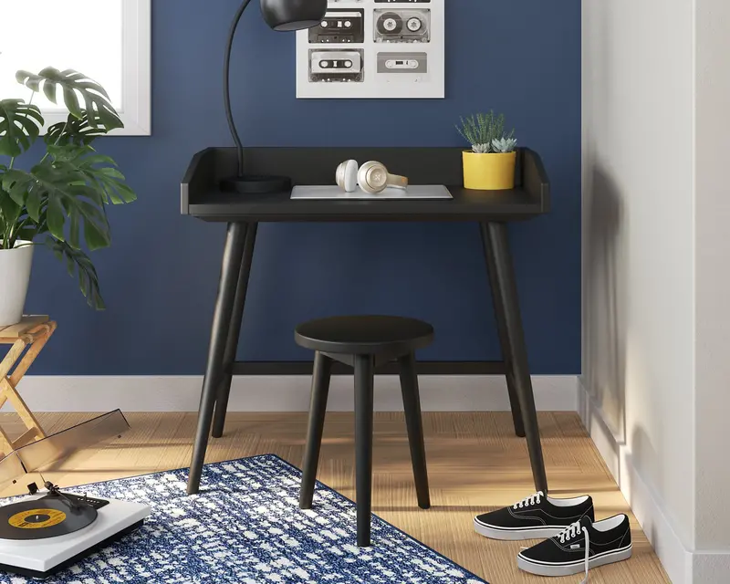 Blariden Compact Desk with Matching Stool
