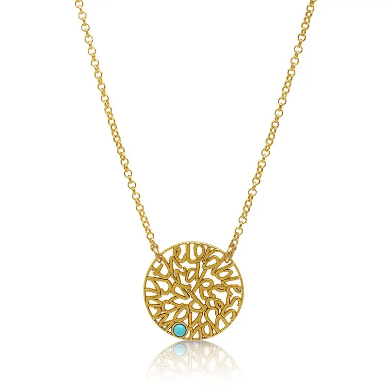 Blessing Inscribed Necklace – ‘May the Lord Bless You and Keep You’
