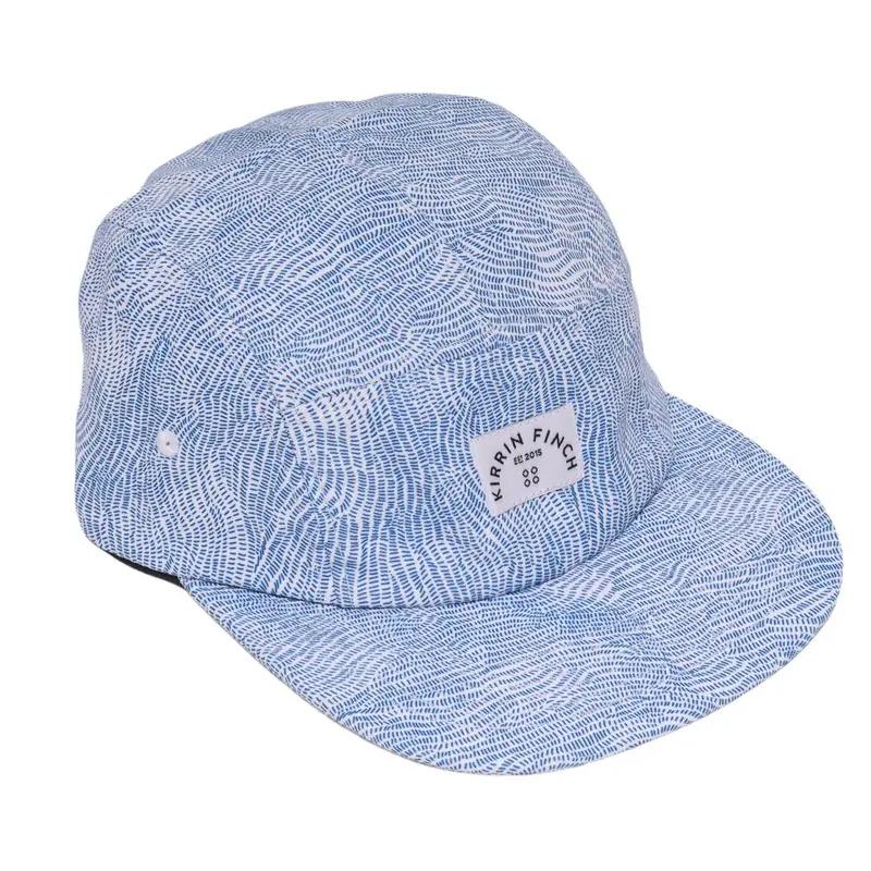 Blue Coral Five-Panel Casual Hat