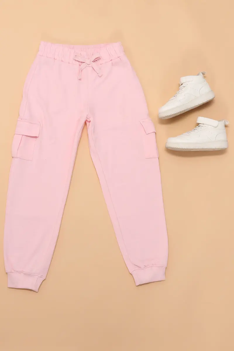 Blush Pink Mini Cargo You Don’t Joggers
