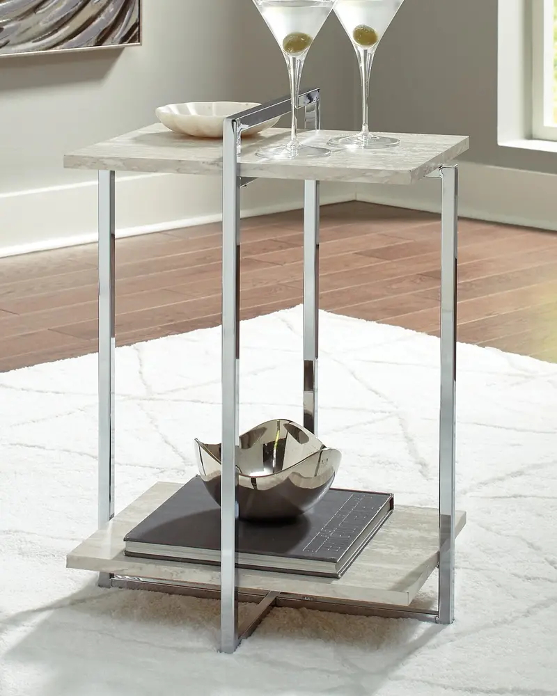 Bodalli Compact Chairside End Table
