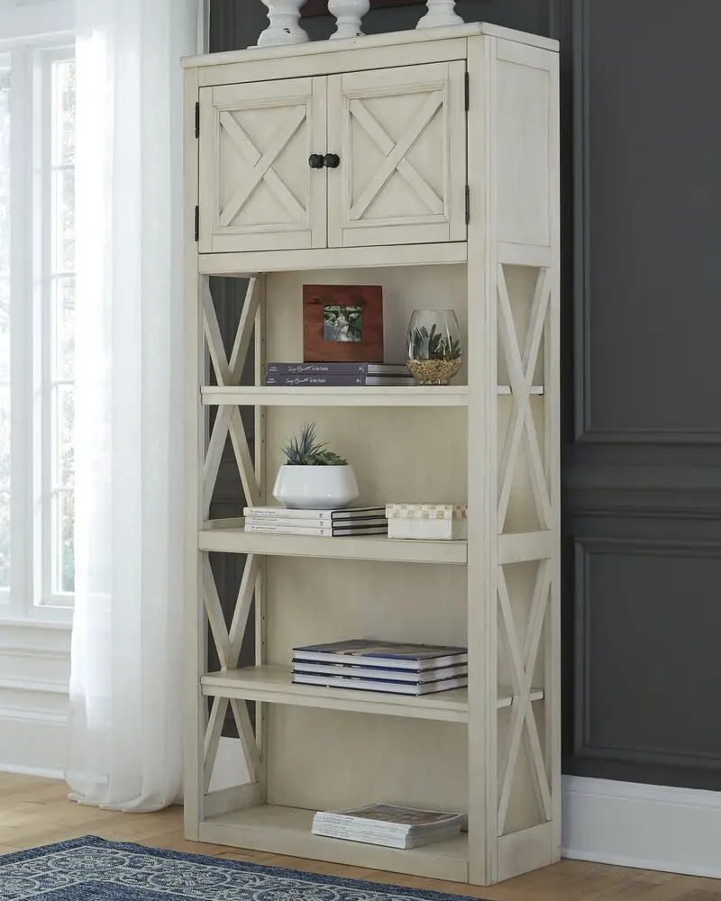 Bolanburg Tall 75-Inch Bookshelf with Adjustable Shelves