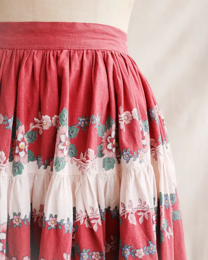 Botanical Garden Gathered Skirt
