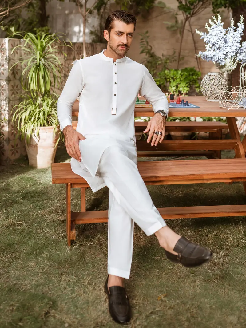 Breathable Cotton Two-Piece Suit Set