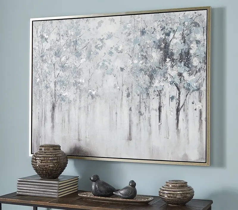 Breckin Canvas Wall Art Print – Abstract Landscape Series