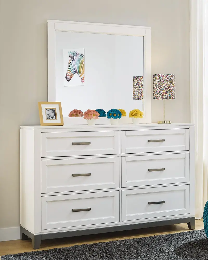 Brynburg 6-Drawer Dresser with Optional Mirror