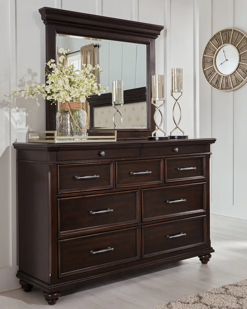 Brynhurst 6-Drawer Dresser with Matching Mirror