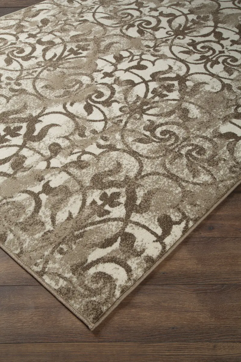 Cadrian Textured 5 ft x 7 ft Area Rug