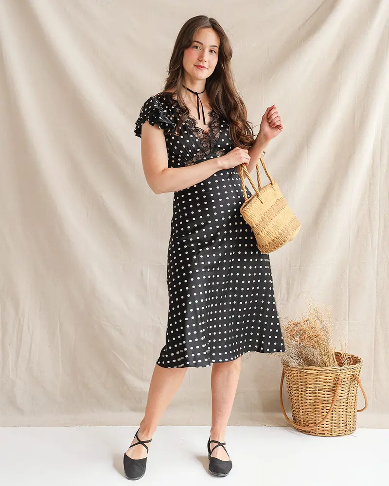 Café Deux Amis Parisian-Style Midi Dress