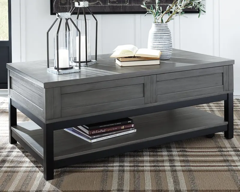 Caitbrook Lift-Top Coffee Table – Hydraulic Adjustable Surface