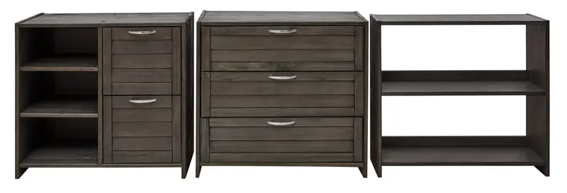 Caitbrook Loft Bed Underframe Storage – Expandable Bin System