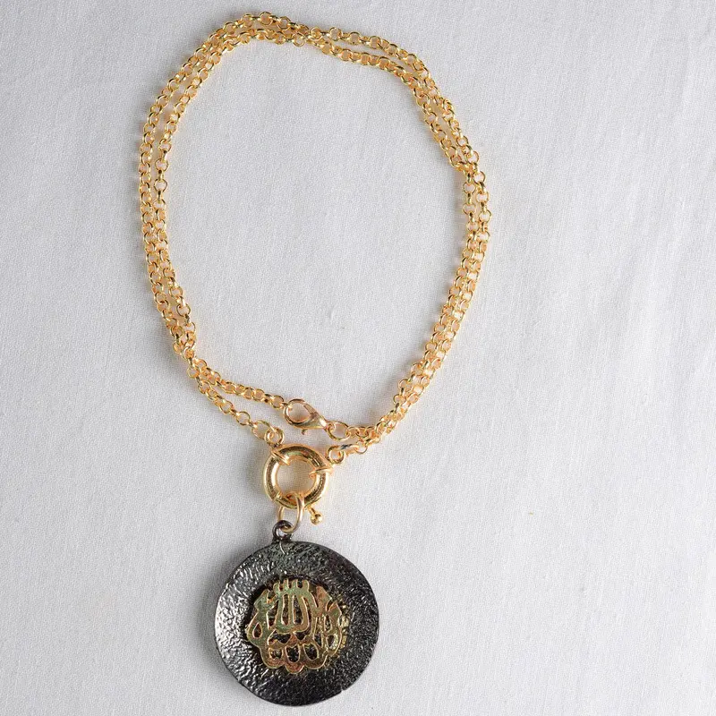 Calligraphic Yazili Pendant Necklace