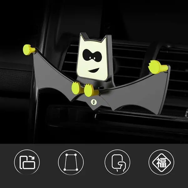 Car-Mount Bat-Shaped Phone Holder