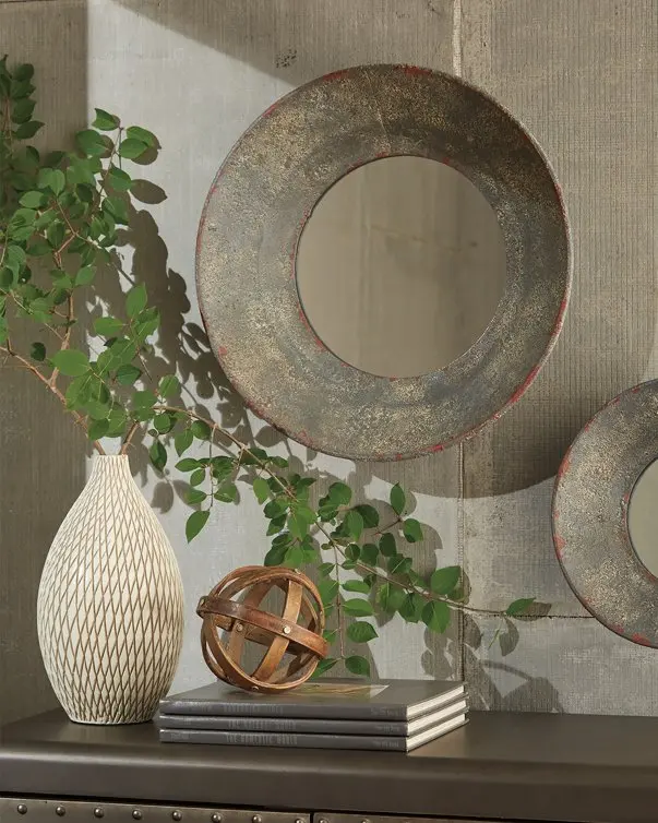 Carine Wall-Mounted Accent Mirror with Framed Design