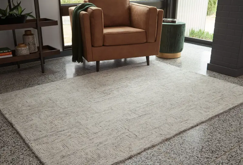 Caronwell Oversized Area Rug – Luxe Textured Large Floor Covering