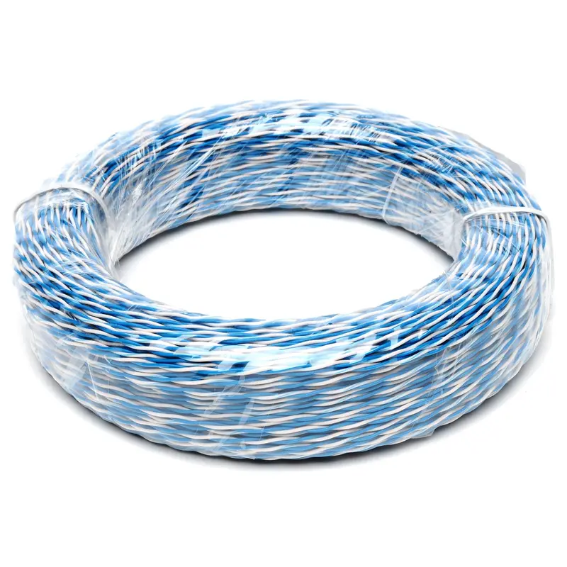 CAT300 Blue/White Telephone Cable – 300 Feet, 2-Conductor, Voice-Grade