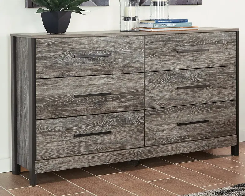 Cazenfeld 6-Drawer Dresser with Soft-Close Hardware