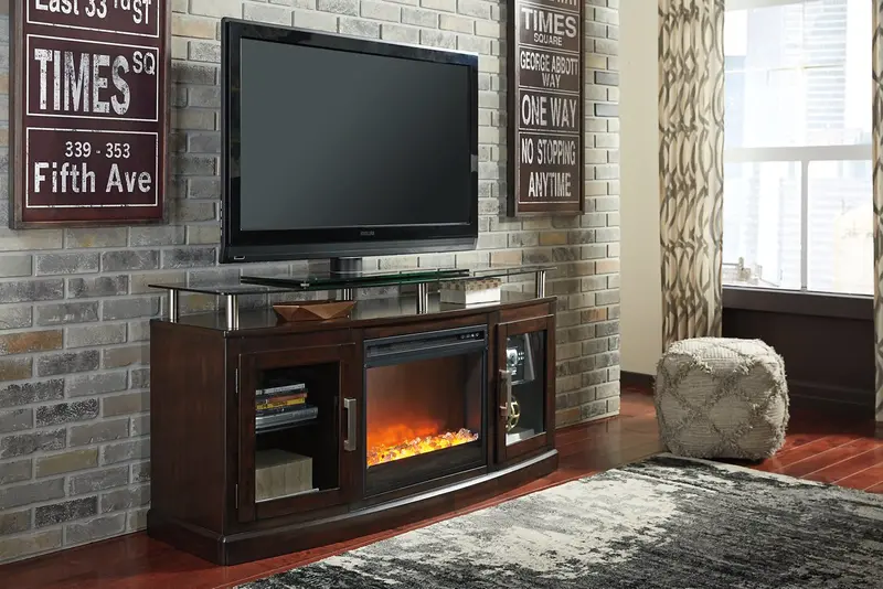 Chanceen 60-Inch Electric Fireplace TV Console