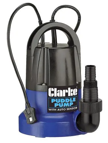 Clarke Puddle Pump for Shallow Water Removal