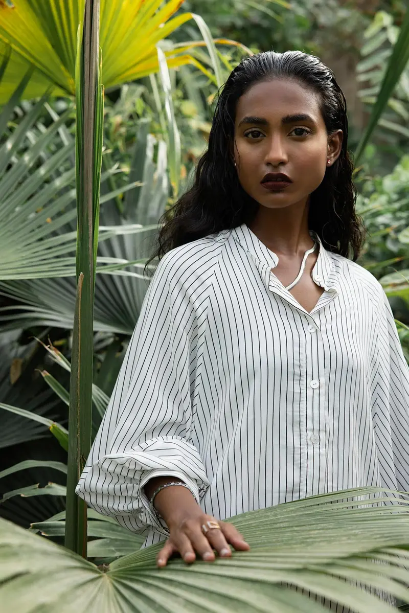 Classic Striped Button-Down Shirt