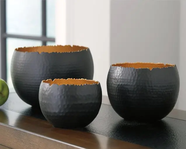 Claudine Decorative Ceramic Bowl Set (Set of 3)
