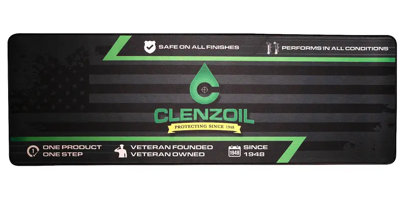 Clenzoil Rifle Cleaning Mat – 35″ x 12″, Durable Vinyl