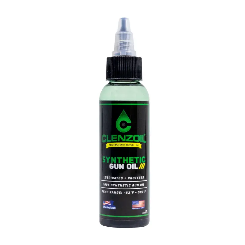 Clenzoil Synthetic Firearm Oil — 2 oz Squeeze Bottle (Field & Range)