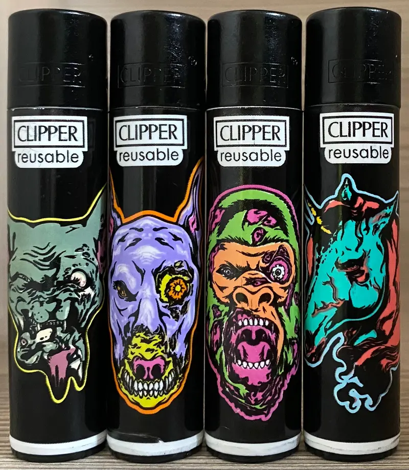 Clipper 420 Zombie Animals Lighter
