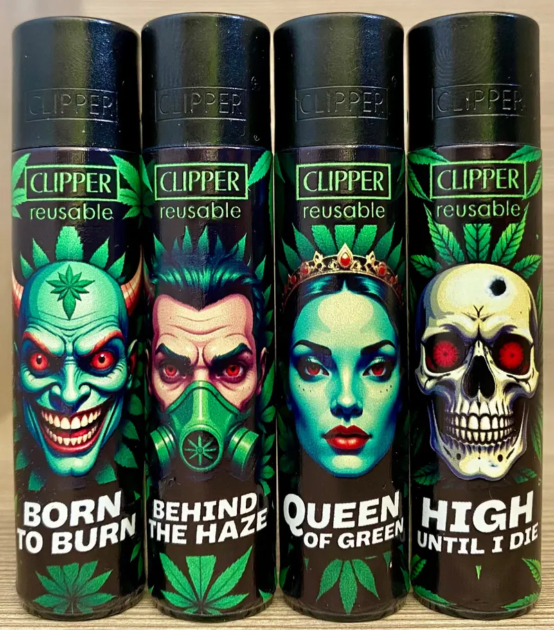 Clipper FFX Green Madness Themed Lighter