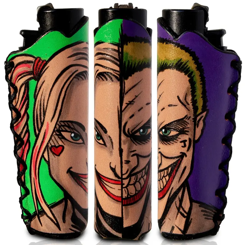 Clipper Harley Quinn & Joker Design Lighter Cover