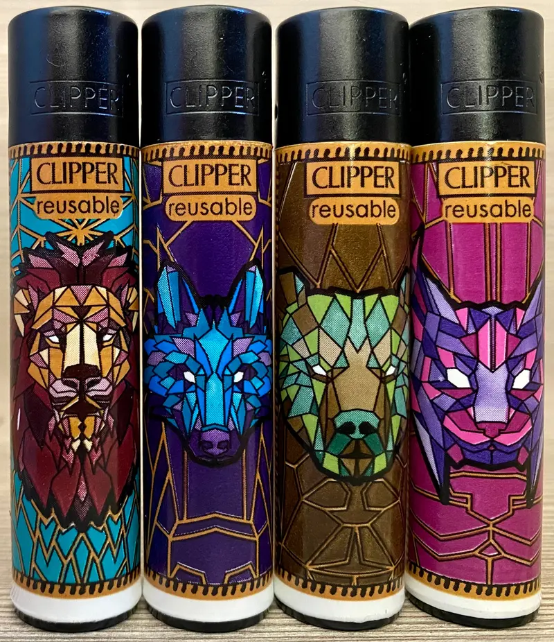 Clipper Pure Wild Geometry Design Rolling Papers