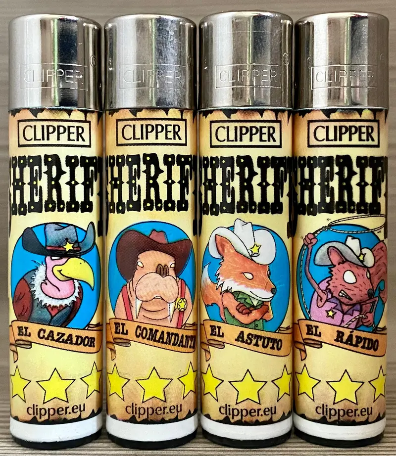 Clipper Wanted Animals Series Lighter