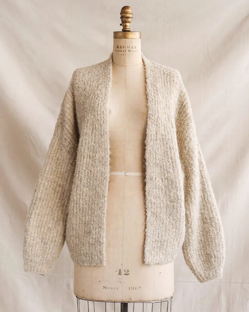 Cloud-Soft Rain-Inspired Cardigan