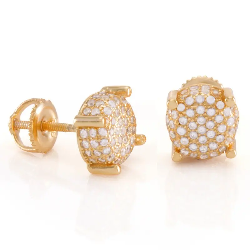 Cluster Stud Earrings – Multi-Stone Sparkle Pair