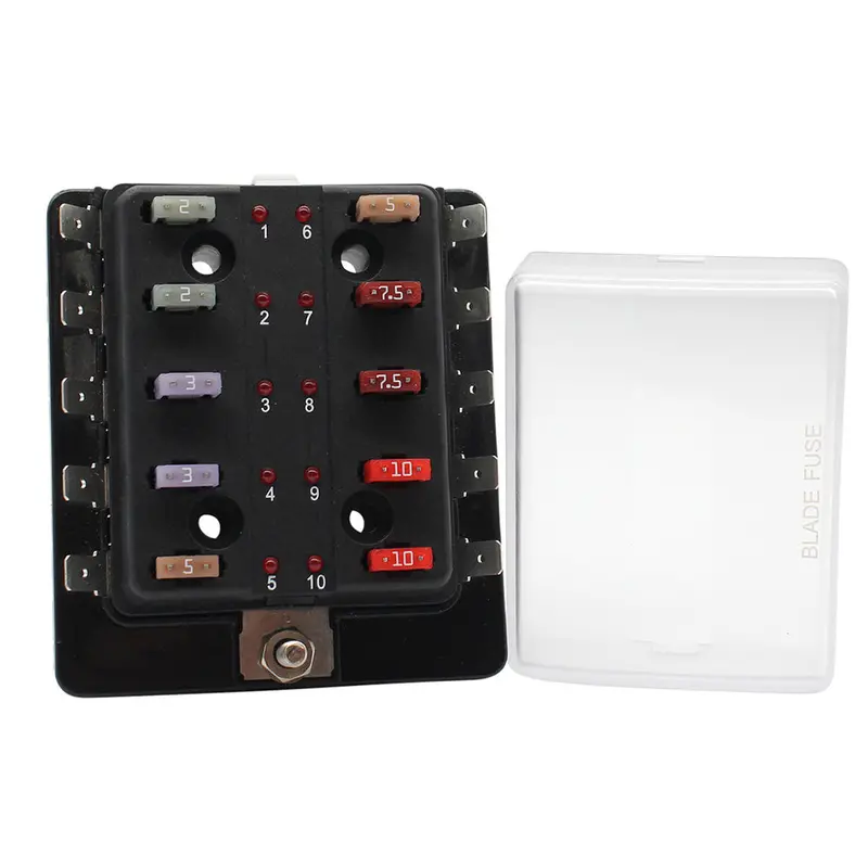 Cole Hersee 10-Circuit MINI Fuse Block with LED Indicators – Standard Series