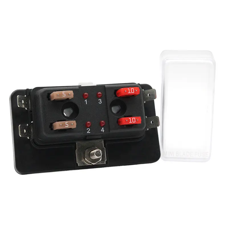 Cole Hersee 4-Circuit MINI Fuse Block with LED Indicators – Standard Series