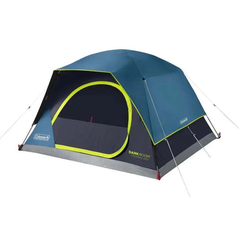 Coleman Skydome 4-Person Dark Room Tent – Compact Dome Shelter Featuring Light-Diffusing Fabric [2000036528]