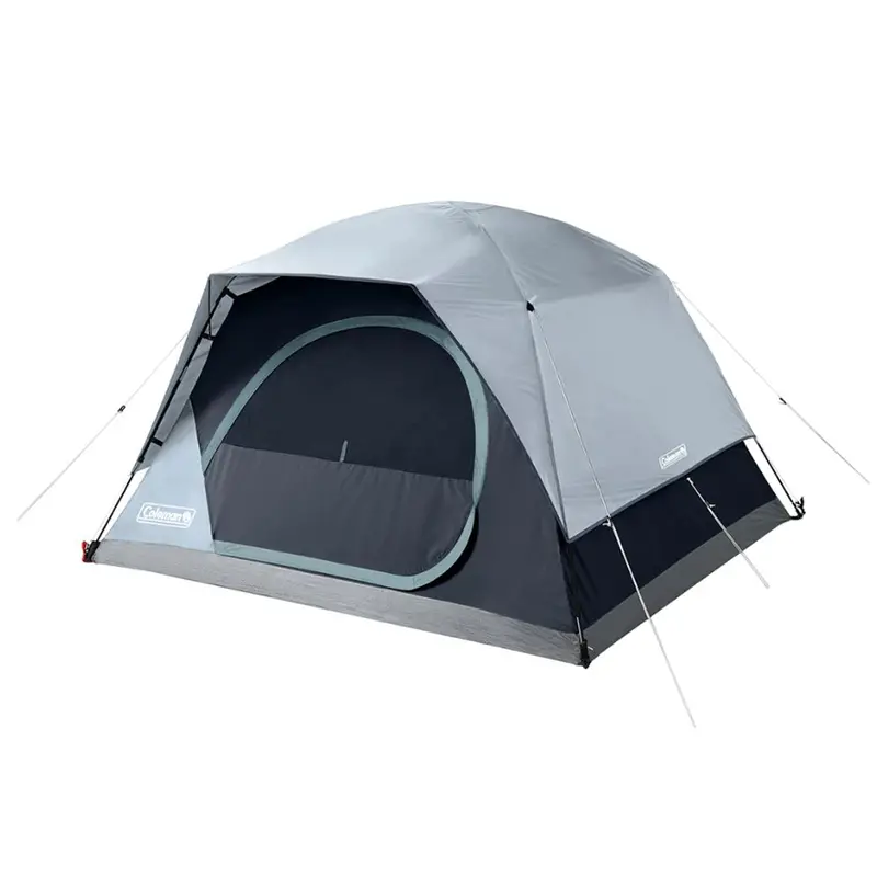 Coleman Skydome 4-Person LED Camping Tent – Lightweight Dome Tent with Built-in Light System [2155787]