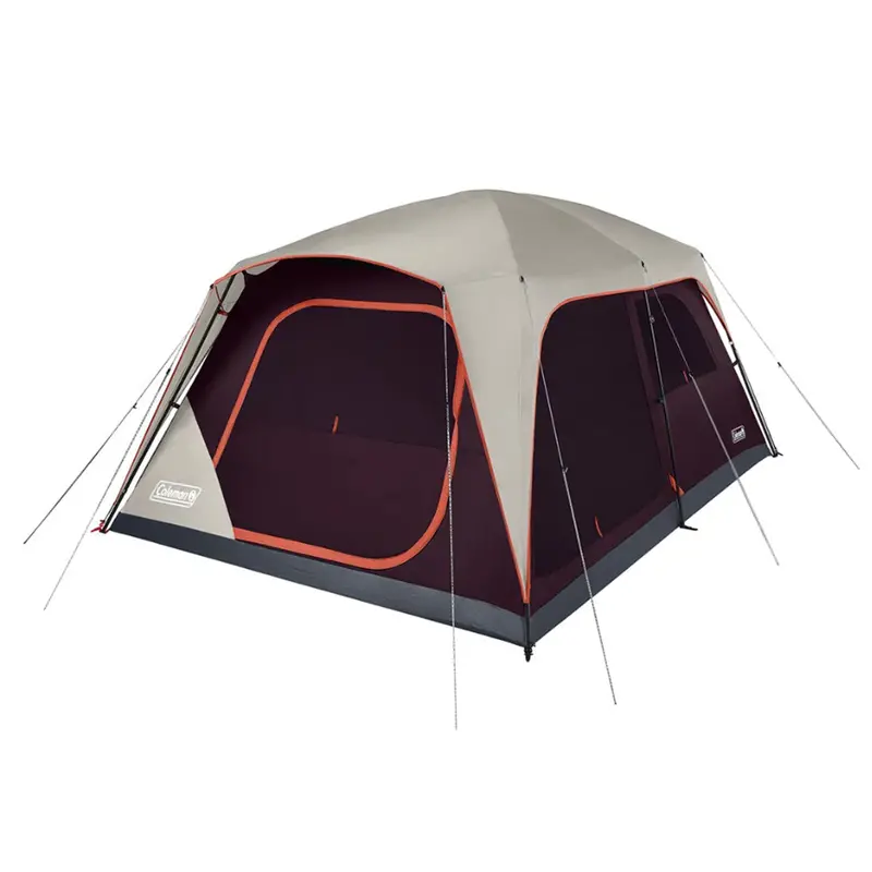 Coleman Skylodge 10-Person Family Camping Tent – Blackberry Color with Weather-Resistant Design [2000037533]