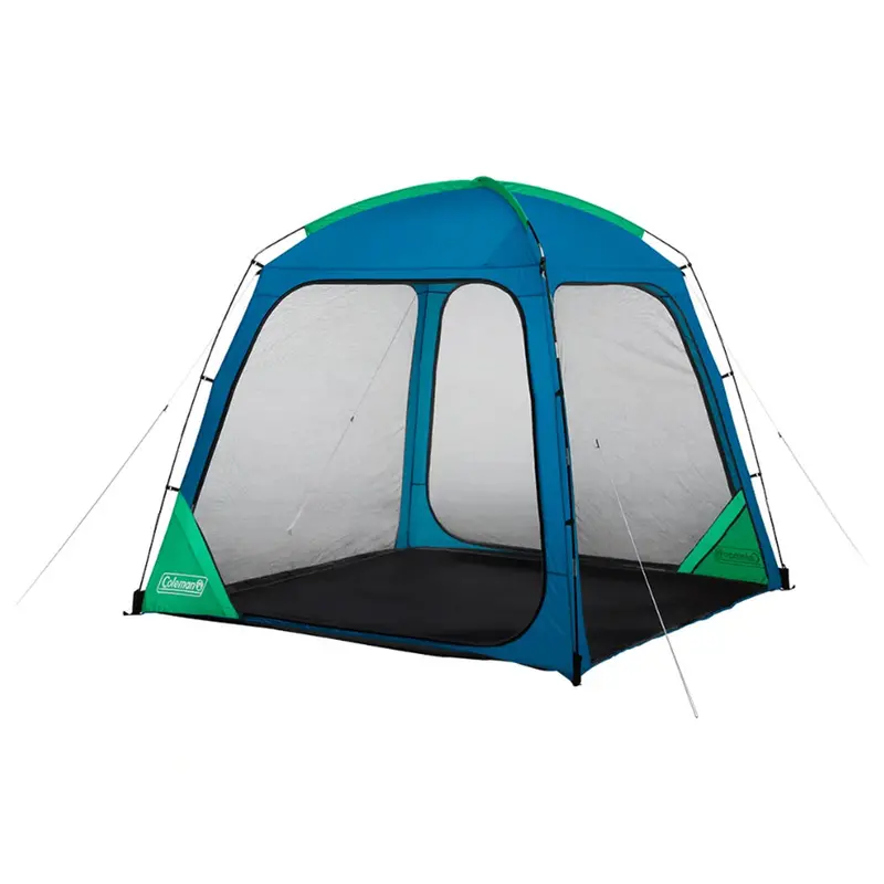Coleman Skyshade 8′ x 8′ Screen Dome Canopy – Mediterranean Blue Insect-Resistant Tent