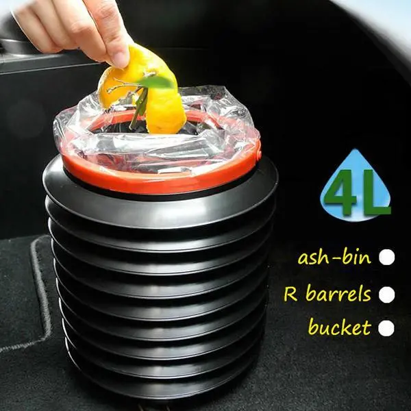 Collapsible Car Bin Bag – Foldable Organizing Tote for Vehicles
