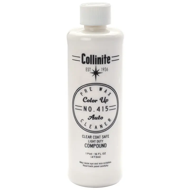 Collinite No. 415 Color-Up Auto Cleaner – Safe Paint Cleanser & Swirl Reducer, 16 oz [415]