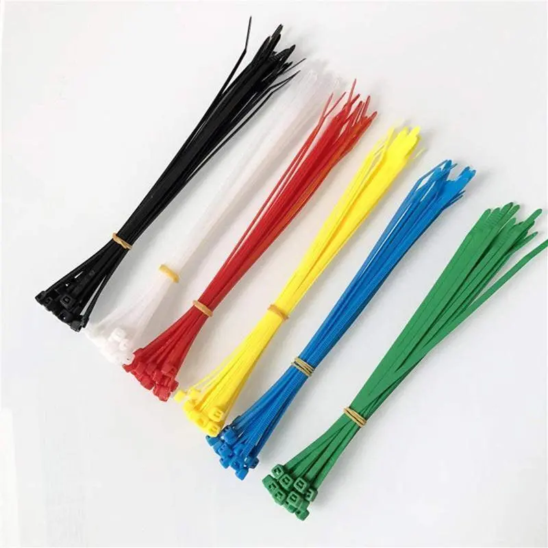Color-Coded Nylon Zip Cable Ties