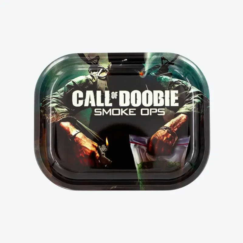 Compact Call of Doobie Rolling Tray by V-Syndicate